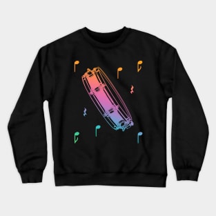 Musical Snare Drum Crewneck Sweatshirt